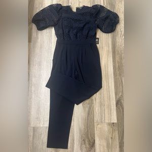 Blue express jumpsuit